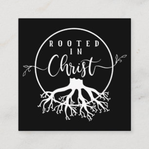 Carte D'accompagnement Rooted in Christ