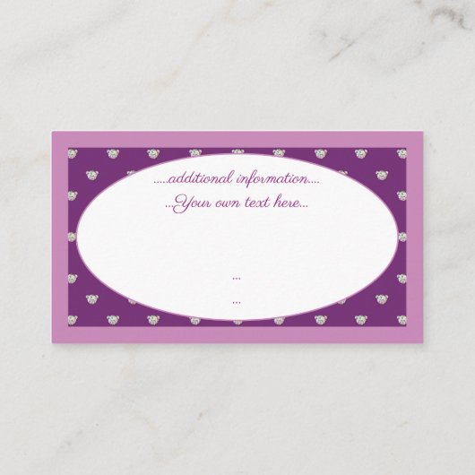 Carte D'accompagnement Rosace bleu ou rouge pour bébé&enfant (Dos)