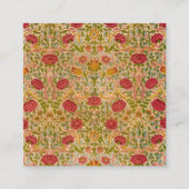 Carte D'accompagnement Rose, 1883 par William Morris (Devant)