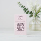 Carte D'accompagnement Rose | Capturez le code QR d'amour (Debout devant)