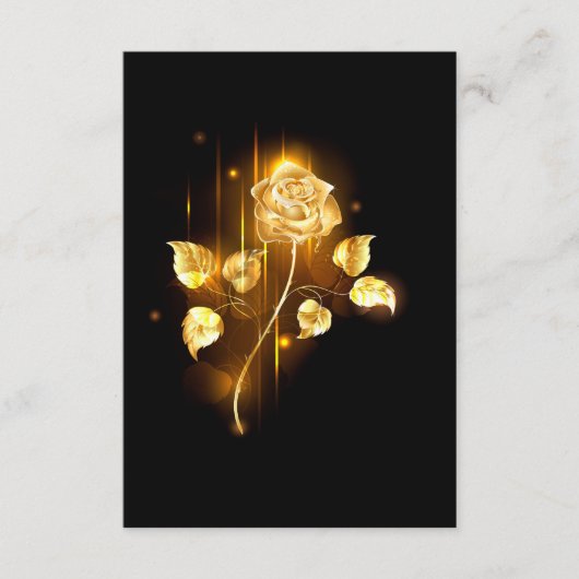 Carte D'accompagnement Rose d'or ( rose d'or ) (Devant)