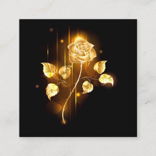 Carte D'accompagnement Rose d'or ( rose d'or ) (Devant)