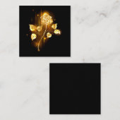Carte D'accompagnement Rose d'or ( rose d'or ) (Devant / Derrière)