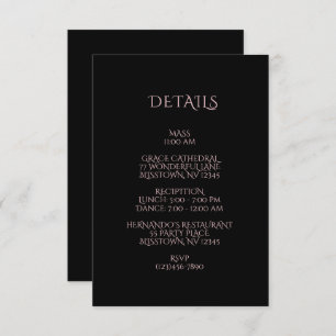 Carte D'accompagnement Rose espagnol Quinceañera