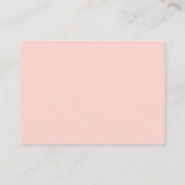 Carte D'accompagnement Rose Floral Haut talons Affichage Douche (Dos)