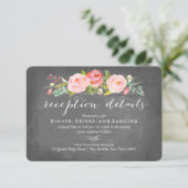 Carte D'accompagnement Rose Garden Hébergement Double Côté Réception (Debout devant)