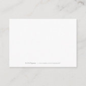 Carte D'accompagnement Rose Gold Blue Greenery Livres géométriques Demand (Dos)