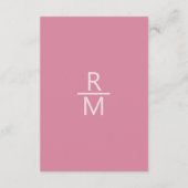 Carte D'accompagnement Rose Pink Details (Dos)