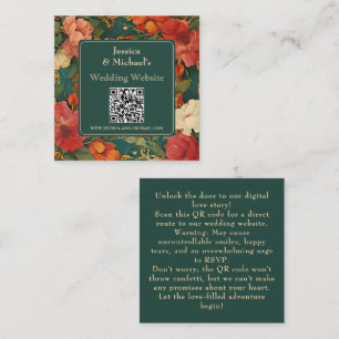 Carte D'accompagnement 🌹 Rose Romance : Art Nouveau Splendor