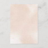 Carte D'accompagnement Rose rose classique Mariage désirant bien (Dos)