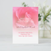 Carte D'accompagnement Rose rose rose (Debout devant)