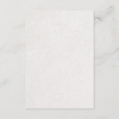 Carte D'accompagnement Roses Fleurs sauvages blanches 3D (Dos)