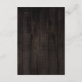 Carte D'accompagnement Roses rouges à lanterne rouge rustique Détails du (Dos)