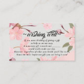 Carte D'accompagnement Rosy Wishing Well for Mariage (Devant)