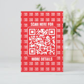 Carte D'accompagnement Rouge Uni (Debout devant)