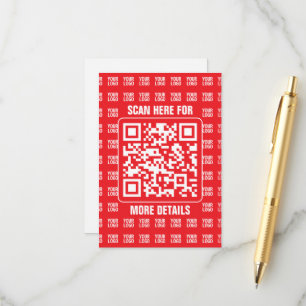 Carte D'accompagnement Rouge Uni