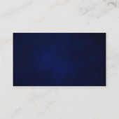 Carte D'accompagnement Royal Blue Sunflower - Détails du site Web géométr (Dos)