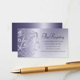 Carte D'accompagnement RPG Luxe   Registre de gamer Tabletop Imaginaire v