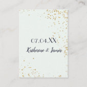 Carte D'accompagnement RSVP Bald Eagle Patriotic USA Semiquincentennial (Dos)