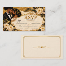RSVP de mariage Anime moderne