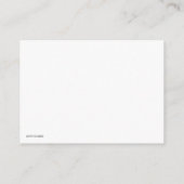 CARTE D'ACCOMPAGNEMENT RSVP FLORAL (Dos)