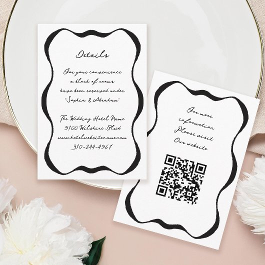 Carte D'accompagnement Ruban encré