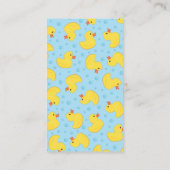 Carte D'accompagnement Rubber Ducky Devine Combien De Baby showers Jeu (Dos)