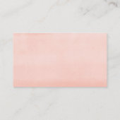 Carte D'accompagnement Rupture de baby shower vert rose printanier (Dos)