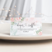 Carte D'accompagnement Rupture de couche de flocons de neige rose