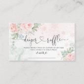 Carte D'accompagnement Rupture de couche de flocons de neige rose (Devant)