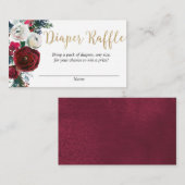 Carte D'accompagnement Rupture de couche neutre pour l'hiver en or de Bou (Devant / Derrière)