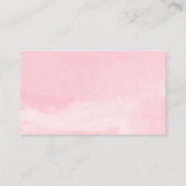 Carte D'accompagnement Rupture minimaliste simple rose blanc noir (Dos)