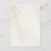 Carte D'accompagnement Russe Forêt d'hiver Mariage de pin de bois (Dos)