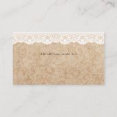 Carte D'accompagnement Russe Purple Wisteria Floral Mariage dentelle (Dos)