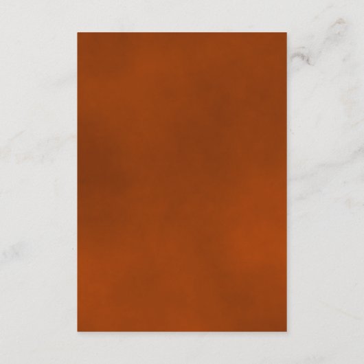 Carte D'accompagnement Rust Orange Rose Élégant détails de mariage QR Cod (Dos)