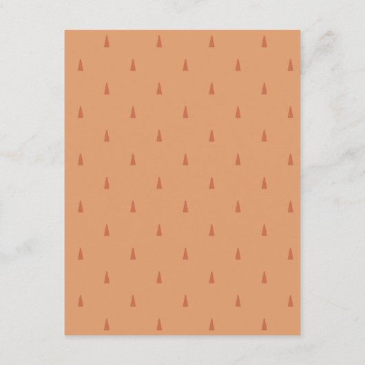 Carte D'accompagnement Rust Orange Yellow Fall Trees Mariages Détails (Dos)