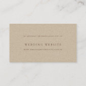 Carte D'accompagnement Rust Pine Woods Mountain Sketch Mariage Website (Dos)