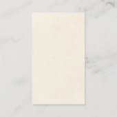 Carte D'accompagnement Rust Terracotta Fleurs Baby showers Livres pour bé (Dos)