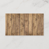 Carte D'accompagnement Rustic Automne quitte Livre Raffle Billets (Dos)