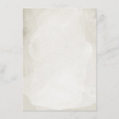 Carte D'accompagnement Rustic Bloom Mariage de automne Information Invité (Dos)