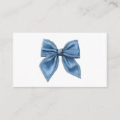 Carte D'accompagnement Rustic Blue Jean Denim Baby shower de caleçon (Dos)