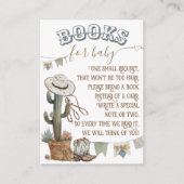 Carte D'accompagnement Rustic Boho Country Boy Livres de douche pour bébé (Devant)