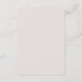 Carte D'accompagnement Rustic Botanical Wedding Enclosure Card | Elegant (Dos)