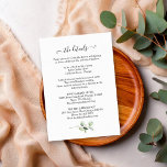 Carte D'accompagnement Rustic Chic Greenery Eucalyptus Détails du Mariage<br><div class="desc">Préparez-vous à être fasciné par notre suite mariage de verdure à couper le souffle ! Dotée d'illustrations exquises de feuilles d'eucalyptus et complétée par une impressionnante calligraphie élégante, cette suite est la touche finale de votre mariage enchanteur sur le thème du jardin. Si vous cherchez quelque chose de plus ou...</div>