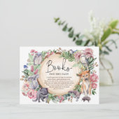 Carte D'accompagnement Rustic Floral Australia Animals Livres pour bébé (Debout devant)