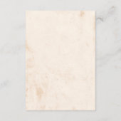 Carte D'accompagnement Rustic Floral Wedding Details QR code (Dos)