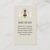 Carte D'accompagnement Rustic Mama to Bee Baby shower Book Request (Devant)