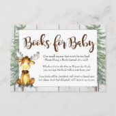 Carte D'accompagnement Rustic Moose Books for Baby Card (Devant)