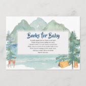 Carte D'accompagnement Rustic Mountains Adventure Books for Baby (Devant)