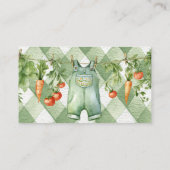 Carte D'accompagnement Rustic Neutral Sprout Baby Shower Diaper Raffle (Dos)